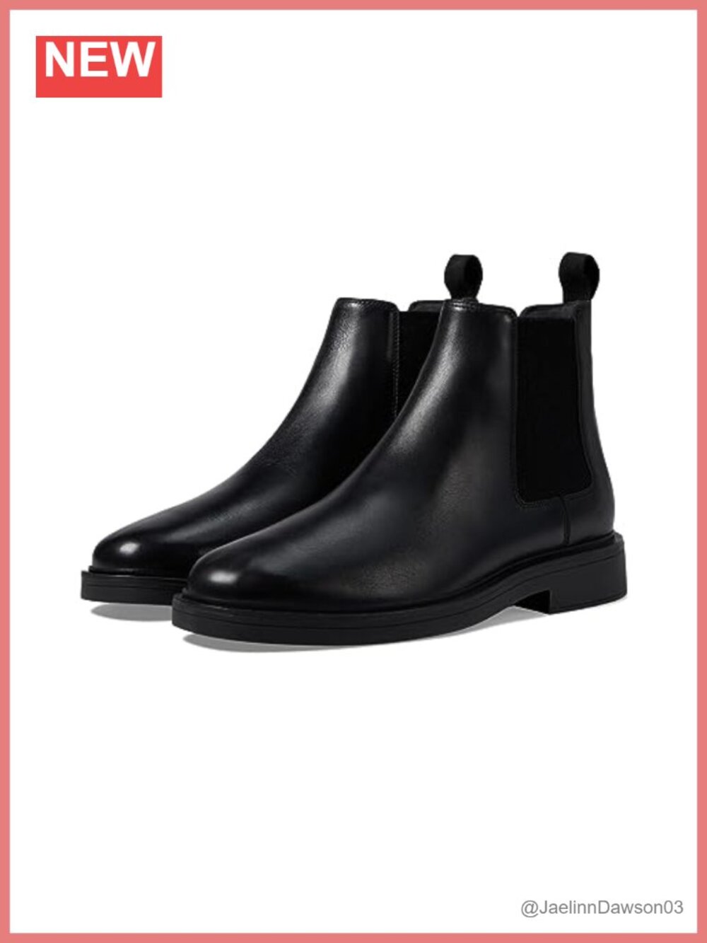 Erik Chelsea Boot Soft Leather Ankle Pull-On Round Toe